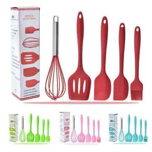 Silicon spatula and brush
