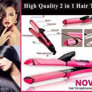 2 in 1 hair straightener