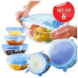 Silicon food cover (6 in a pack )