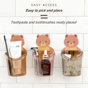 Bear toothpaste/toothbrush case